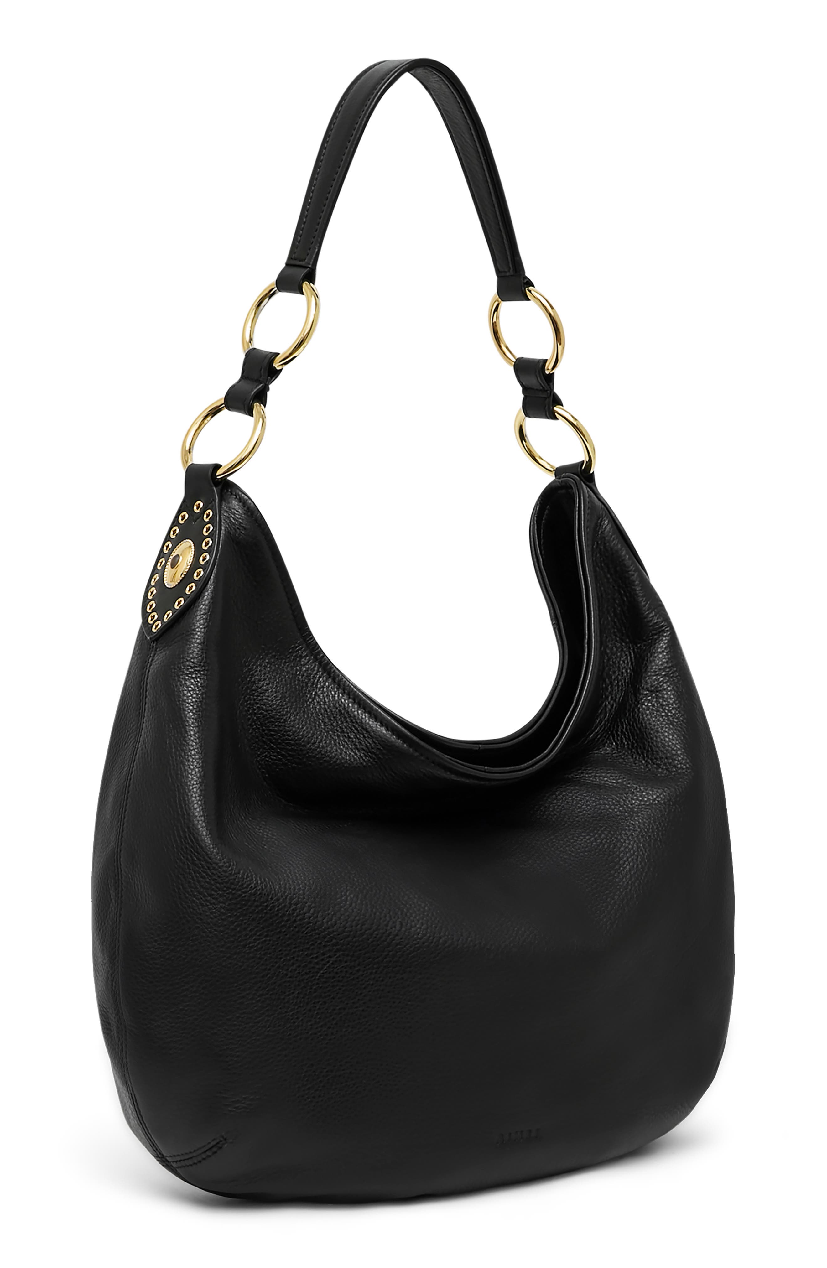 AIMEE Roma Hobo Bag, Alternate, color, Black