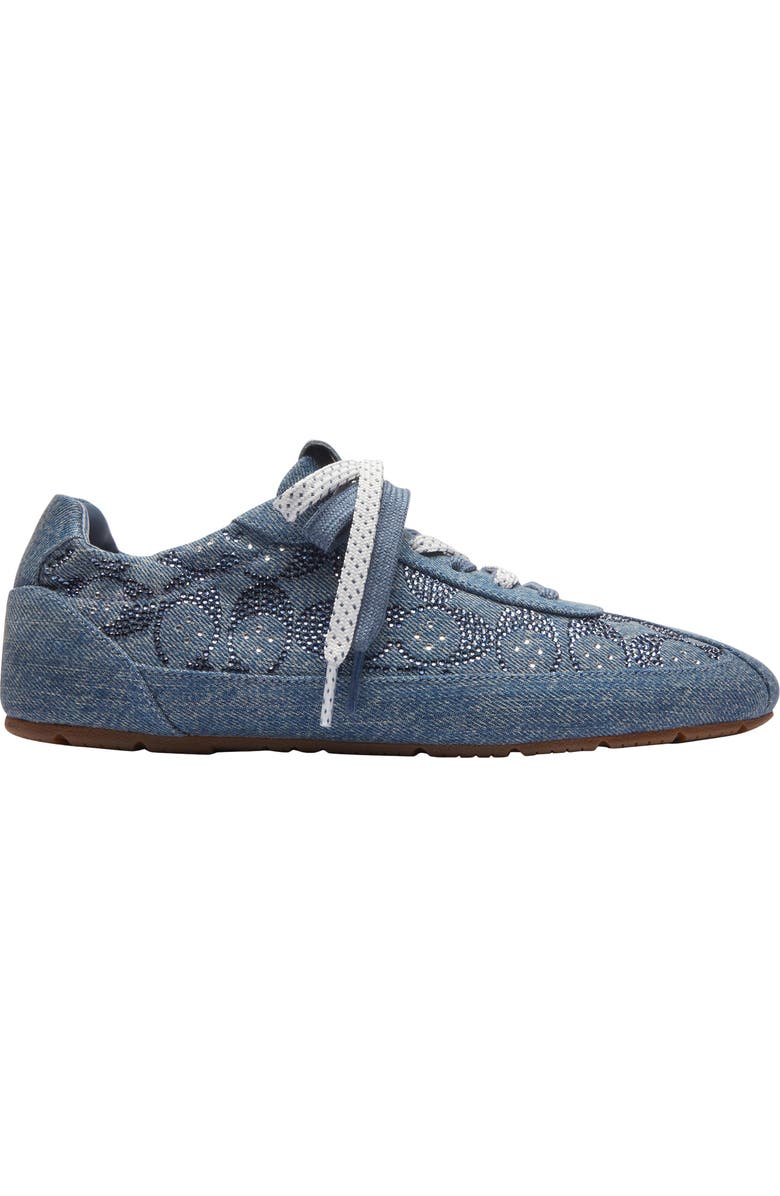 COACH Crystal Logo Sneaker, Alternate, color, Denim Blue