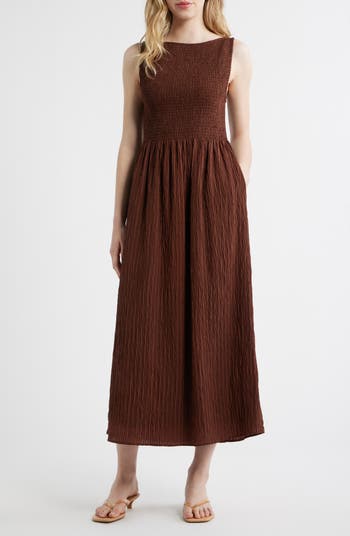 Hill House Home Women's The Cosima Nap Dress - Chocolate - Size XL
