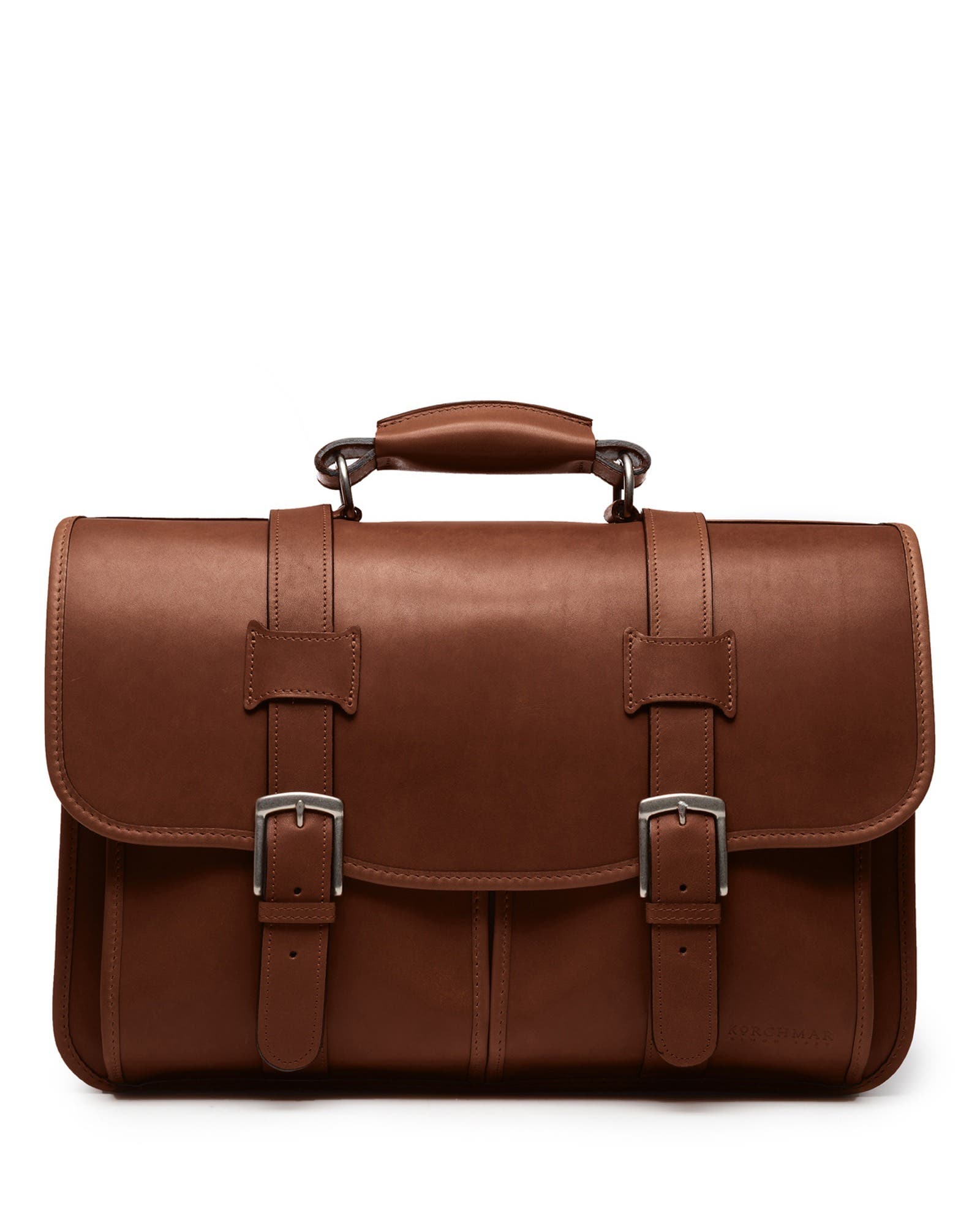 Garfield Leather Briefcase, Alternate, color, Brown
