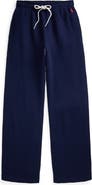 Polo Ralph Lauren Cotton Blend Fleece Wide Leg Sweatpants