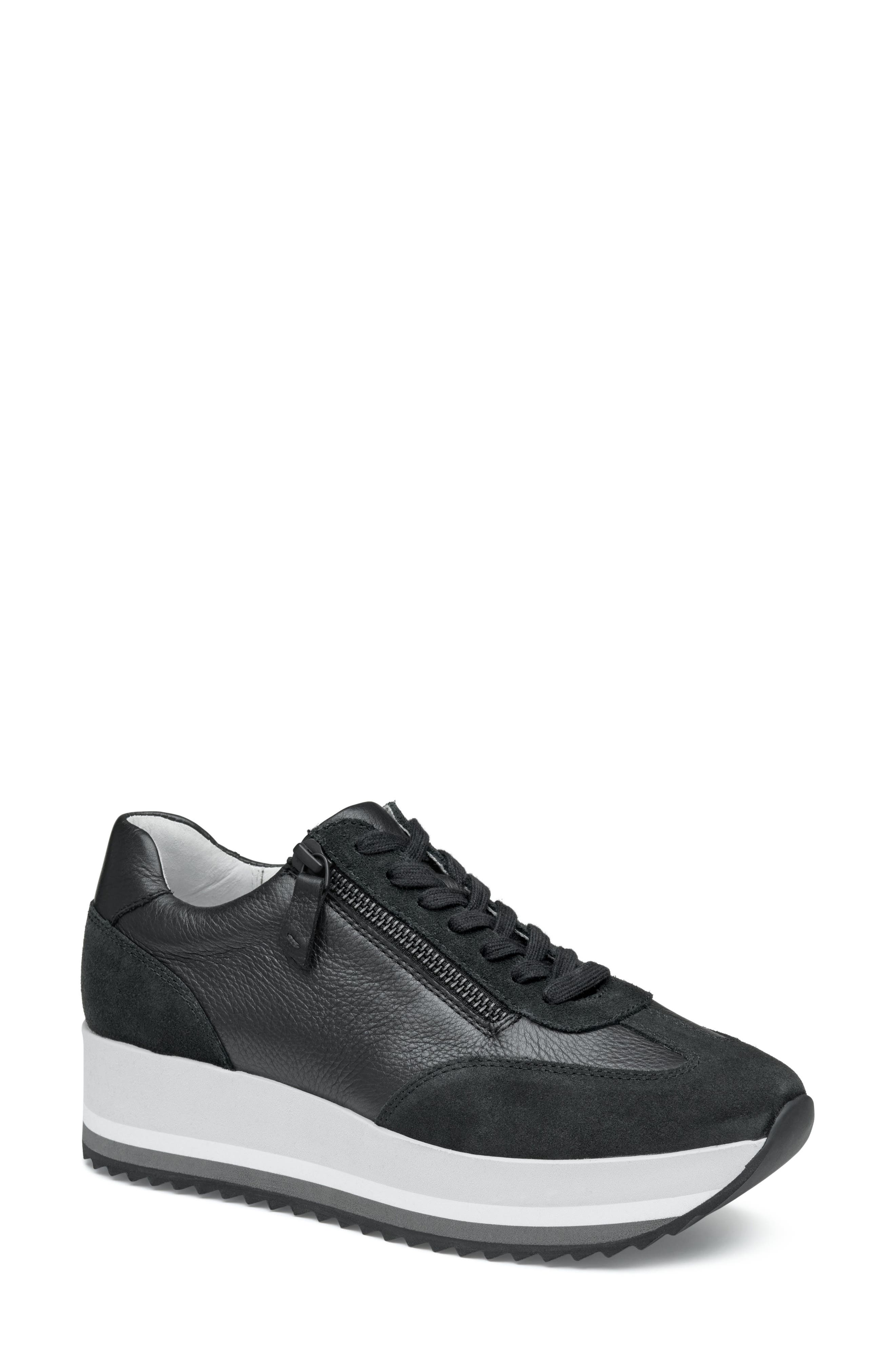 Johnston & Murphy Gracie Side Zip Sneaker, Main, color, 