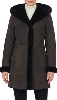 GORSKI Merino Shearling Hooded Coat
