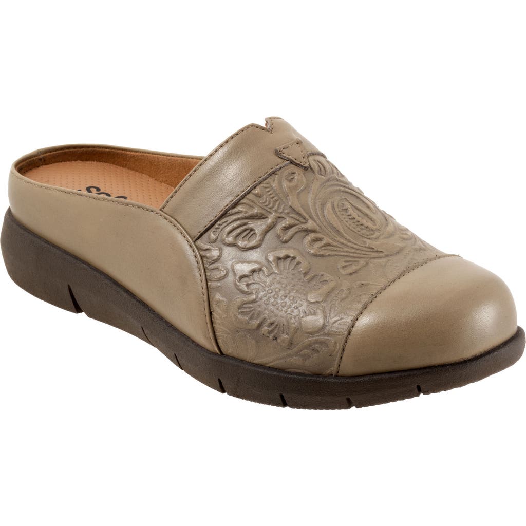 Softwalk San Marcos Tooling Mule In Stone