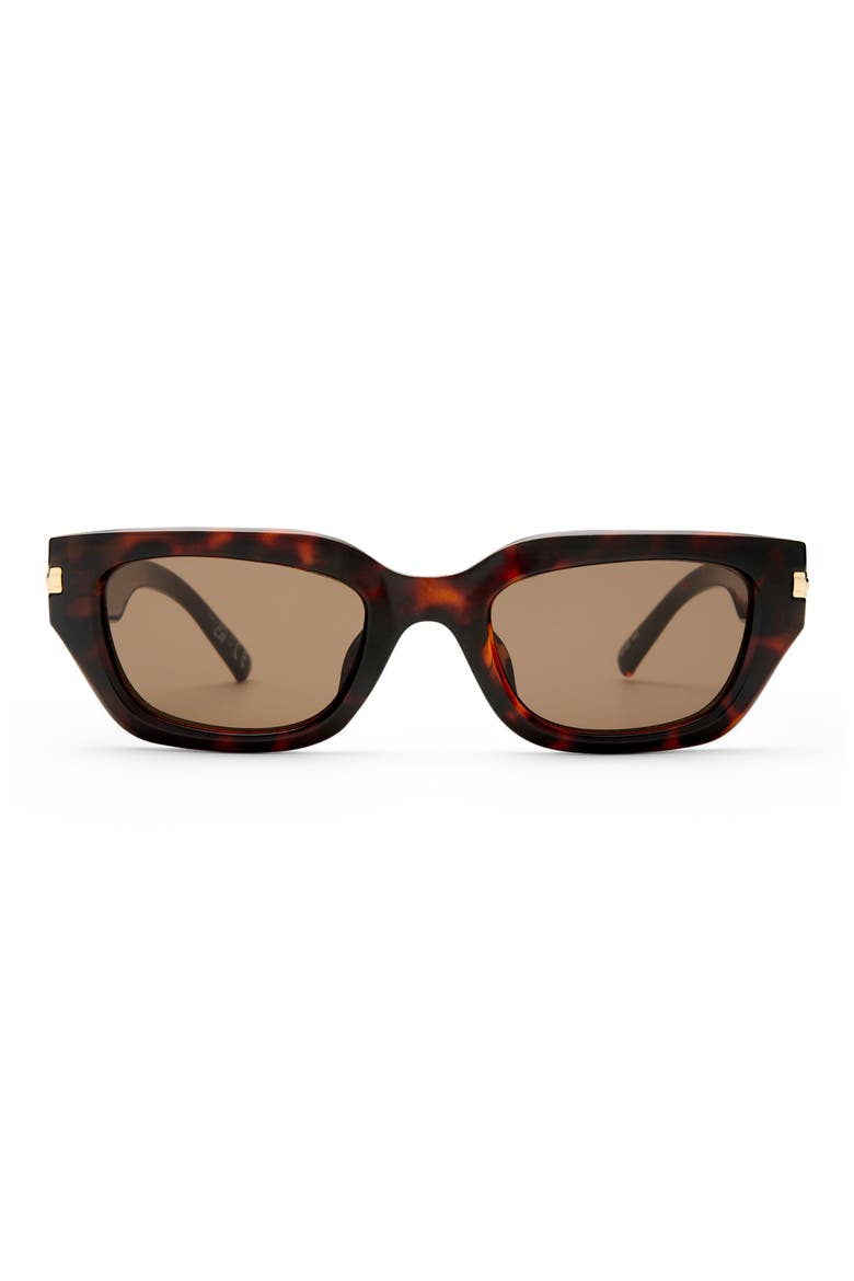 Cubito 51mm Square Sunglasses, Main, color, TORT / BROWN MONO
