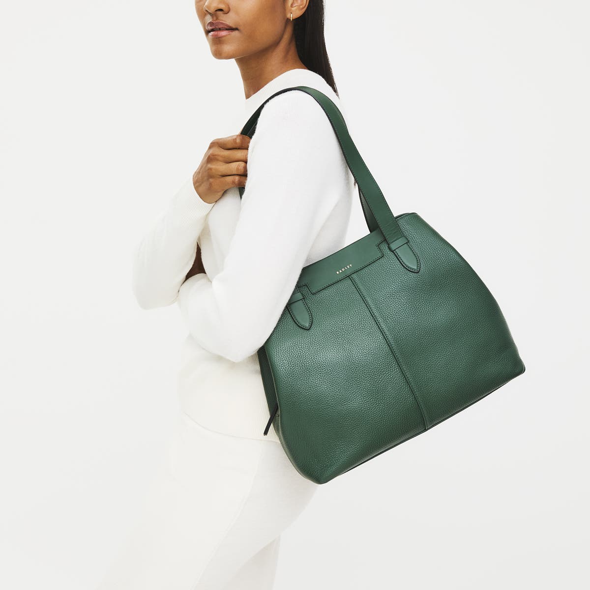 Radley Piccardy Hill 2.0 Medium Ziptop Shoulder Bag, Alternate, color, Dragon