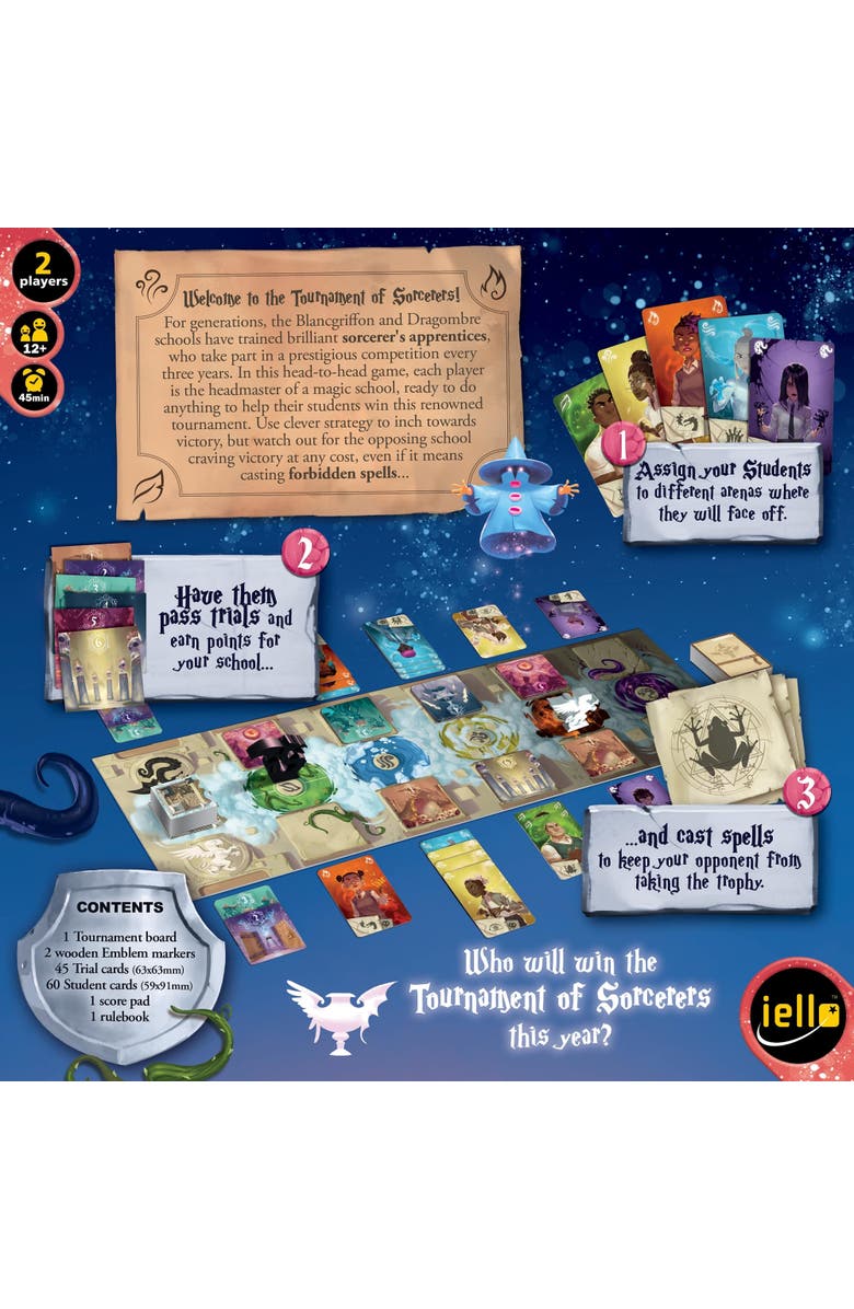 IELLO Clash Of Magic Schools Set Collection Fantasy Card Game, Ages 12+, Alternate, color, Multicolored