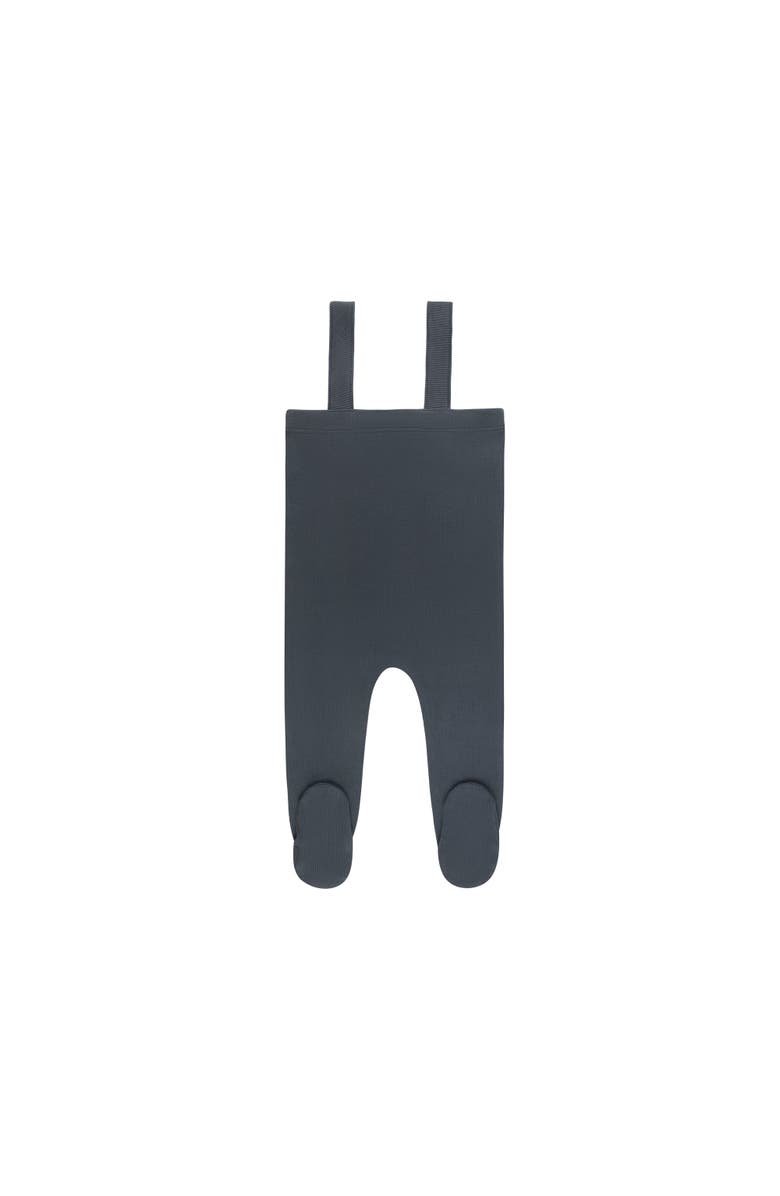 Ely's & Co. Cotton Floral Plaid Collection - Bodysuit + Overalls, Alternate, color, Ivory/Blue