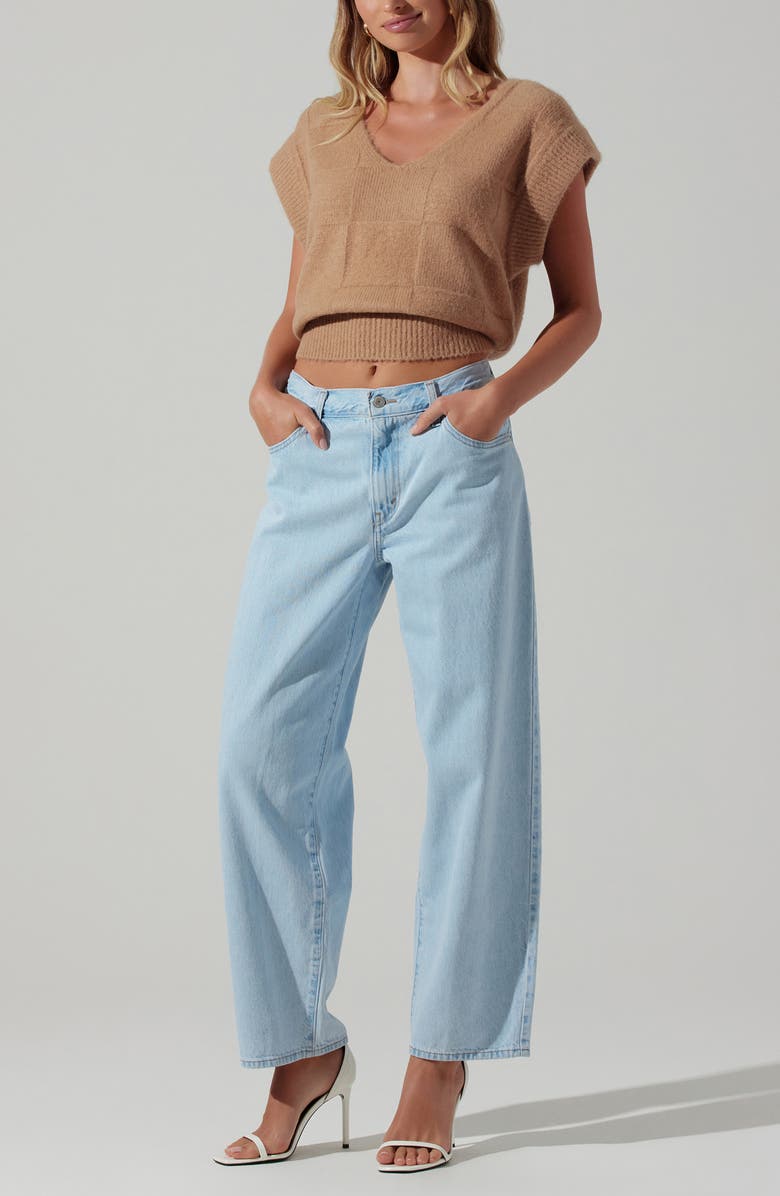 ASTR the Label Checker Sweater Vest, Alternate, color, 