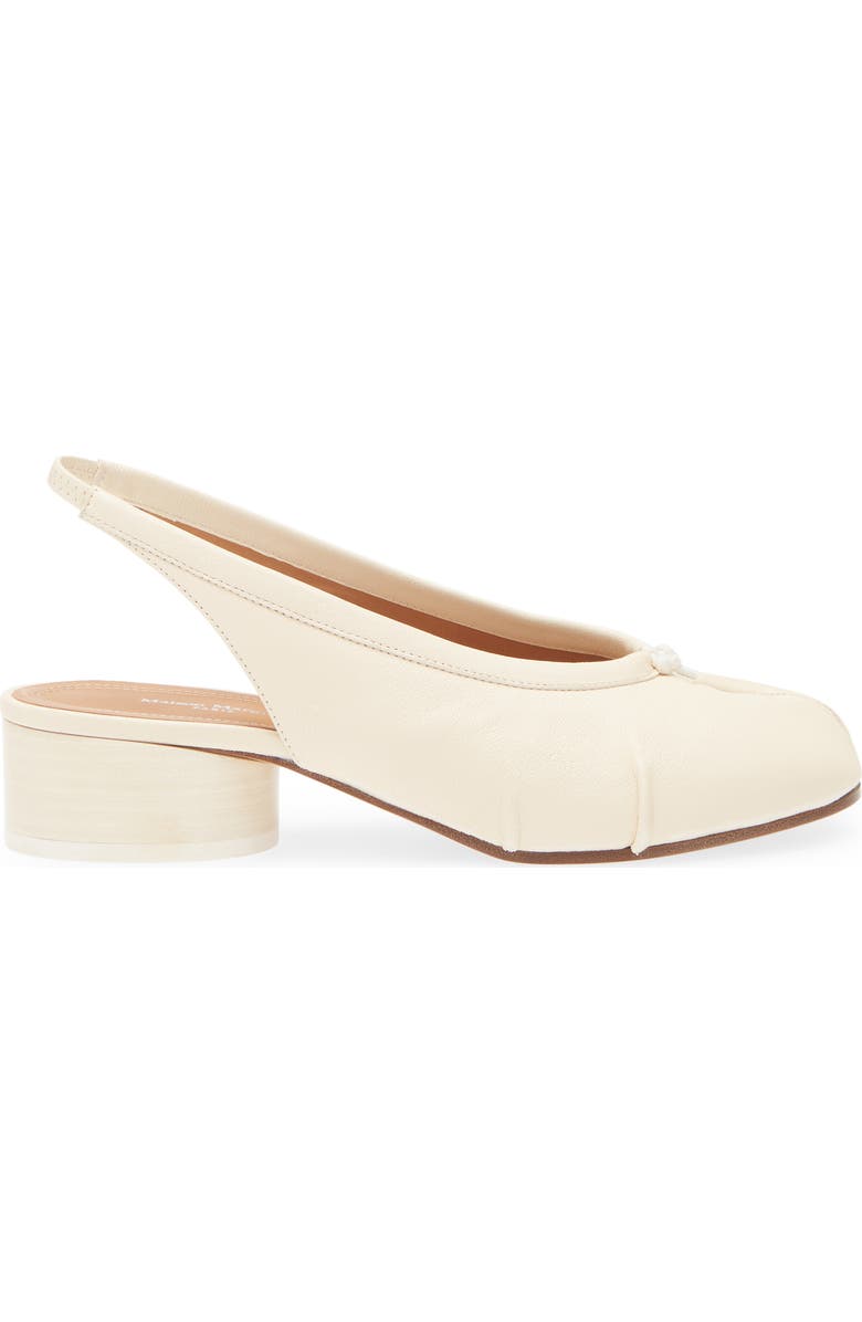 Maison Margiela Tabi Slingback Pump, Alternate, color, White