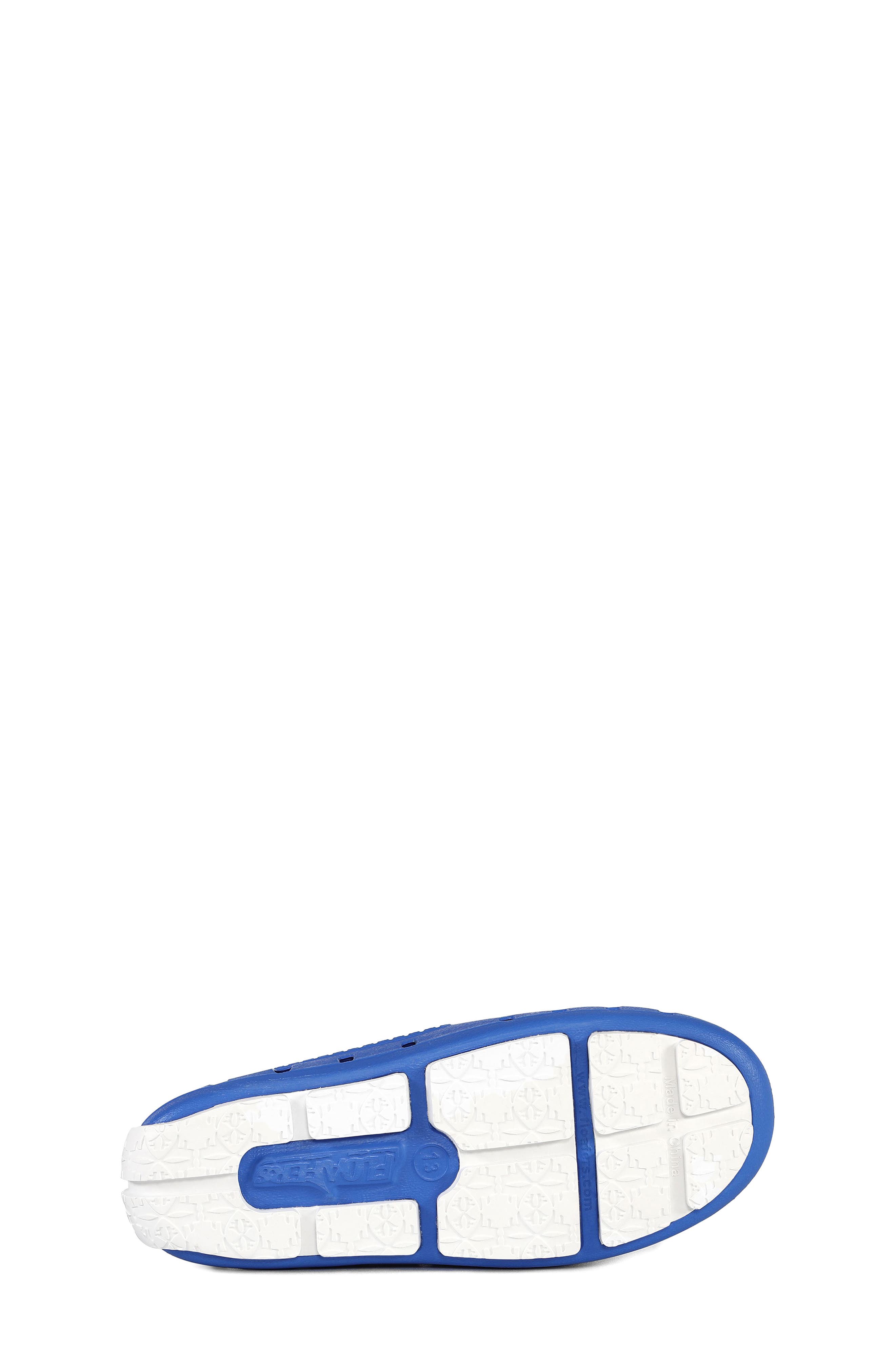 FLOAFERS Kids' Prodigy Waterproof Driver Loafer, Alternate, color, Bright Blue/Bright White