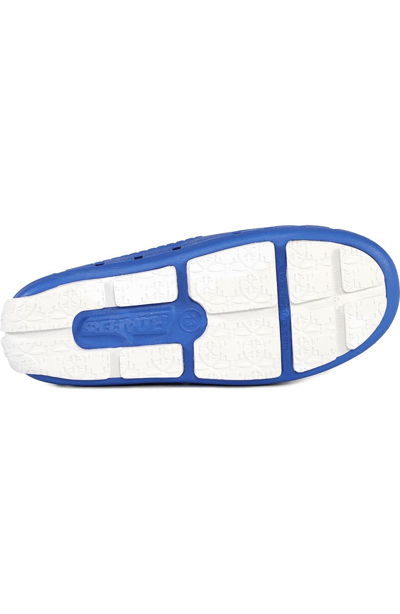 FLOAFERS Kids' Prodigy Waterproof Driver Loafer, Alternate, color, Bright Blue/Bright White