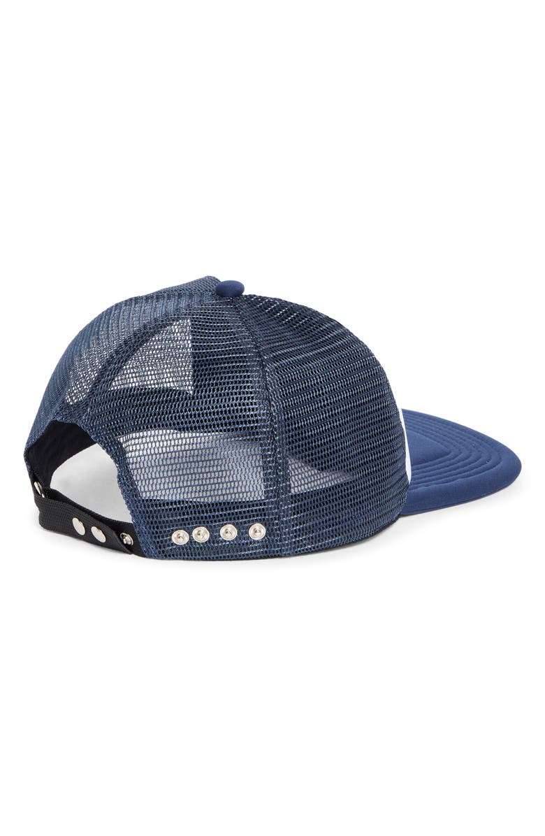 DIET STARTS MONDAY Bolt Trucker Hat, Alternate, color, Navy/ Yellow