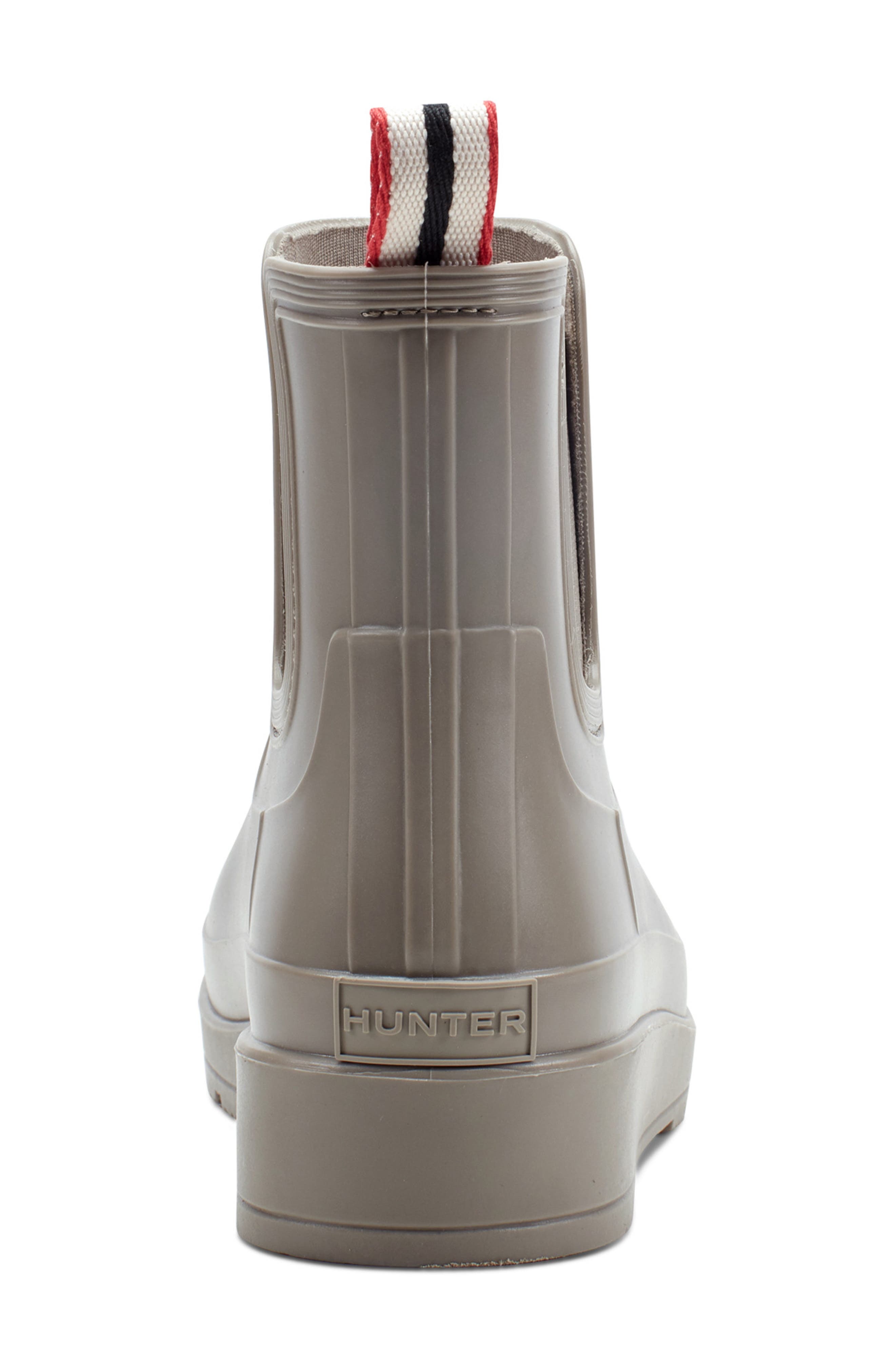 Hunter Tabitha Chelsea Waterproof Rain Boot, Alternate, color, Taupe