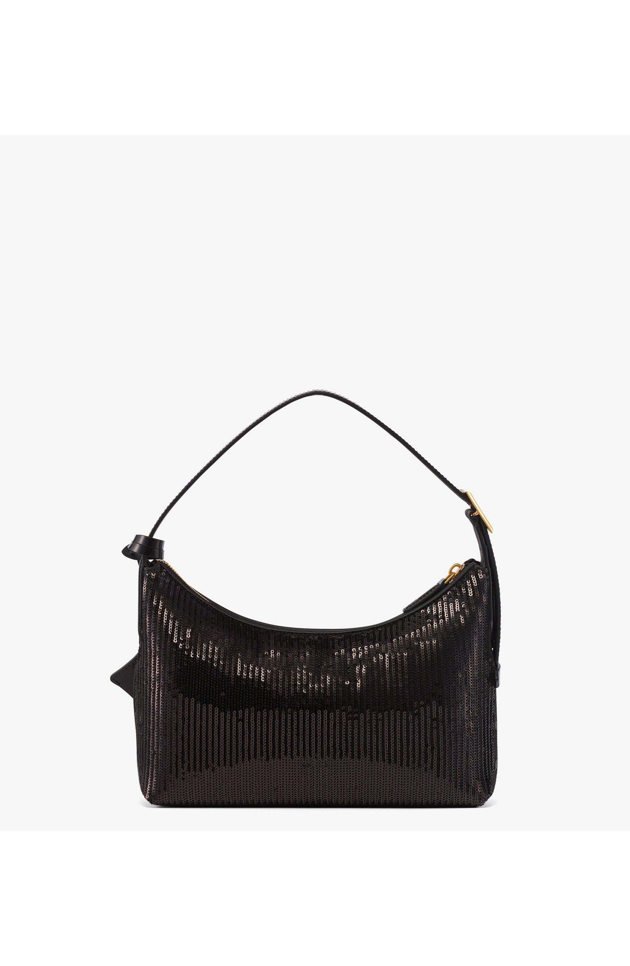 MCM Aren Hobo in Sequin Lamb Leather, Alternate, color, 