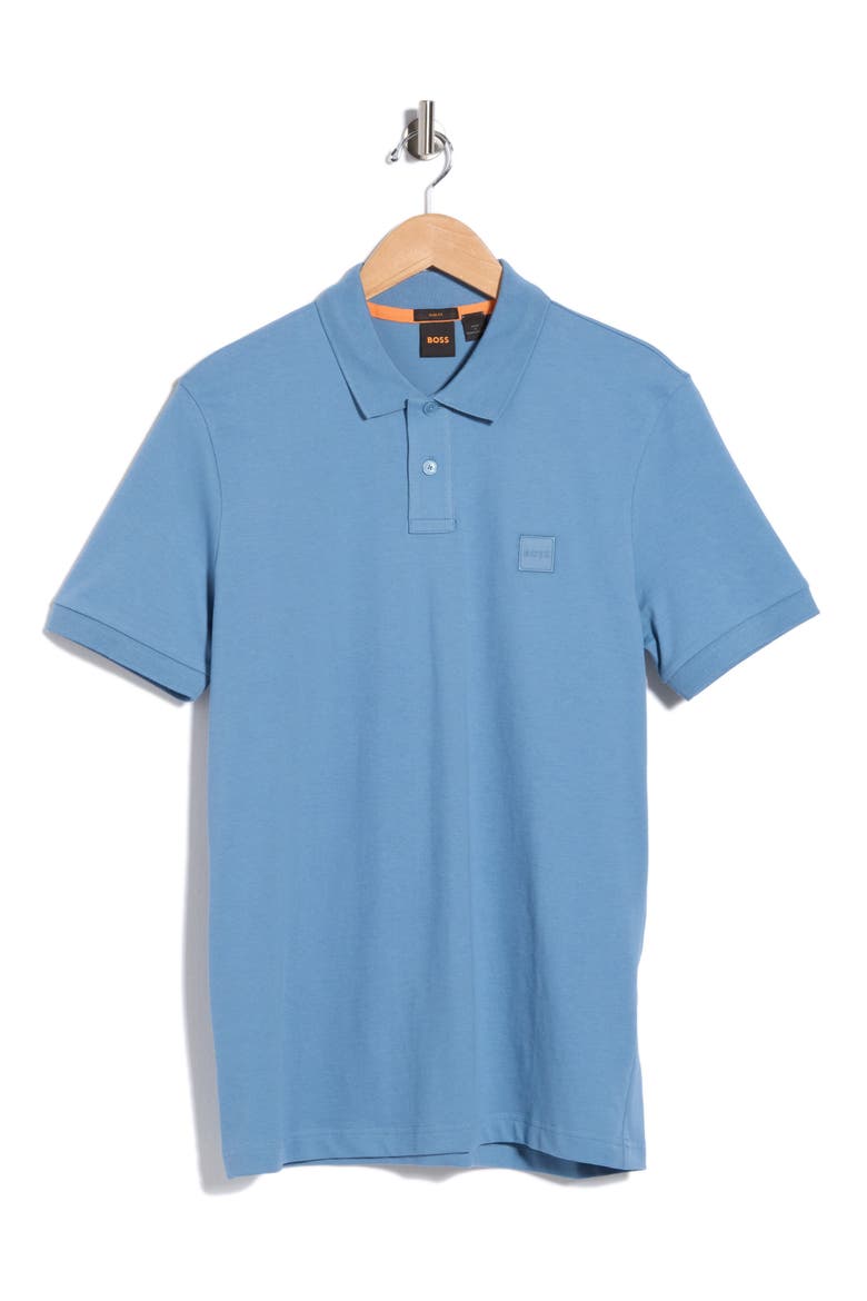 Passenger Cotton Stretch Polo, Main, color, OPEN BLUE