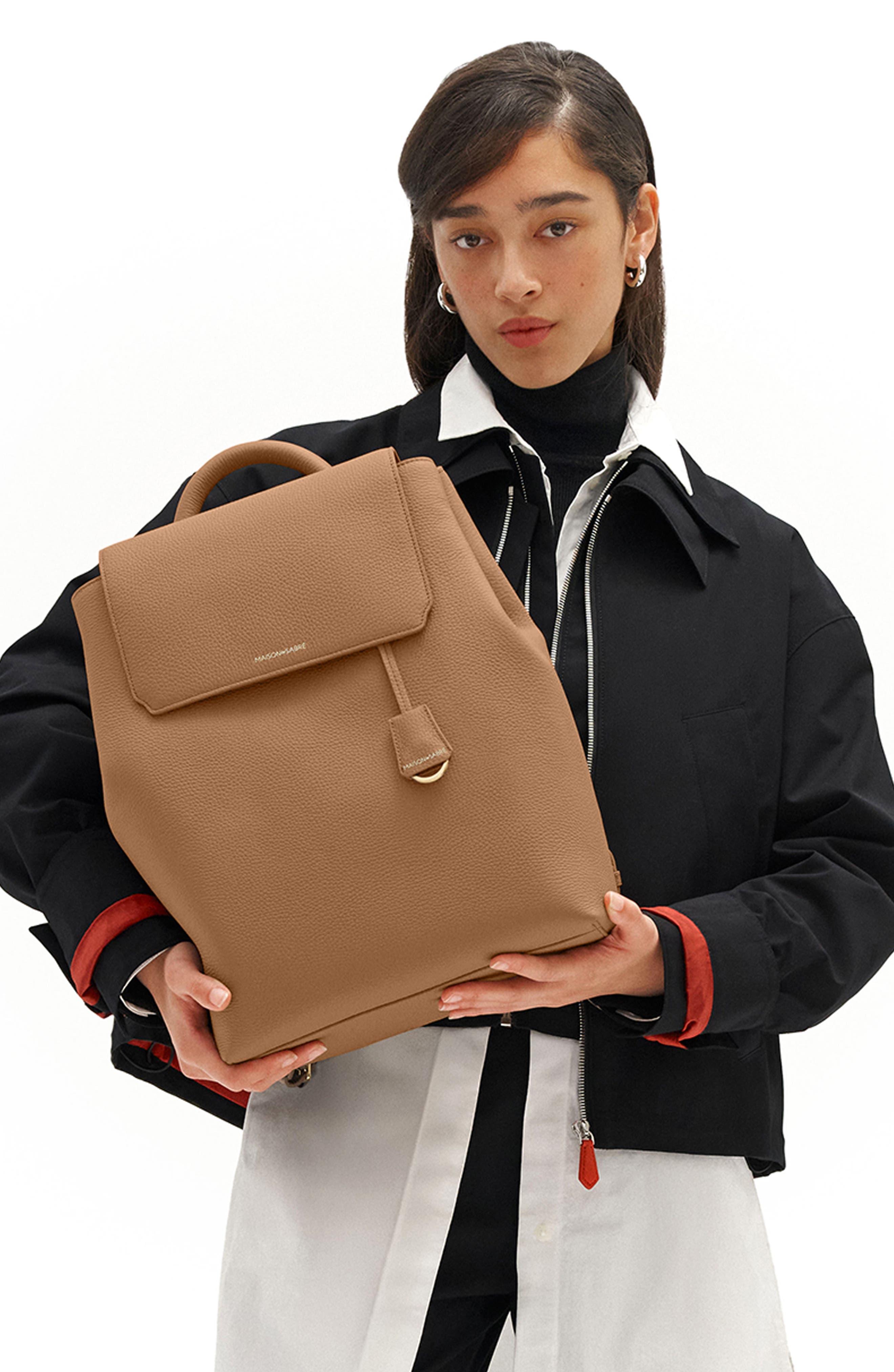 The Medium Soft Backpack, Alternate, color, Sandstone Brown