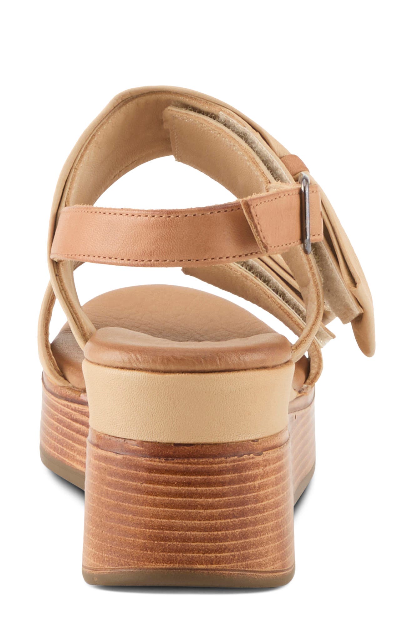 Spring Step Kacper Platform Sandal, Alternate, color, Beige Multi