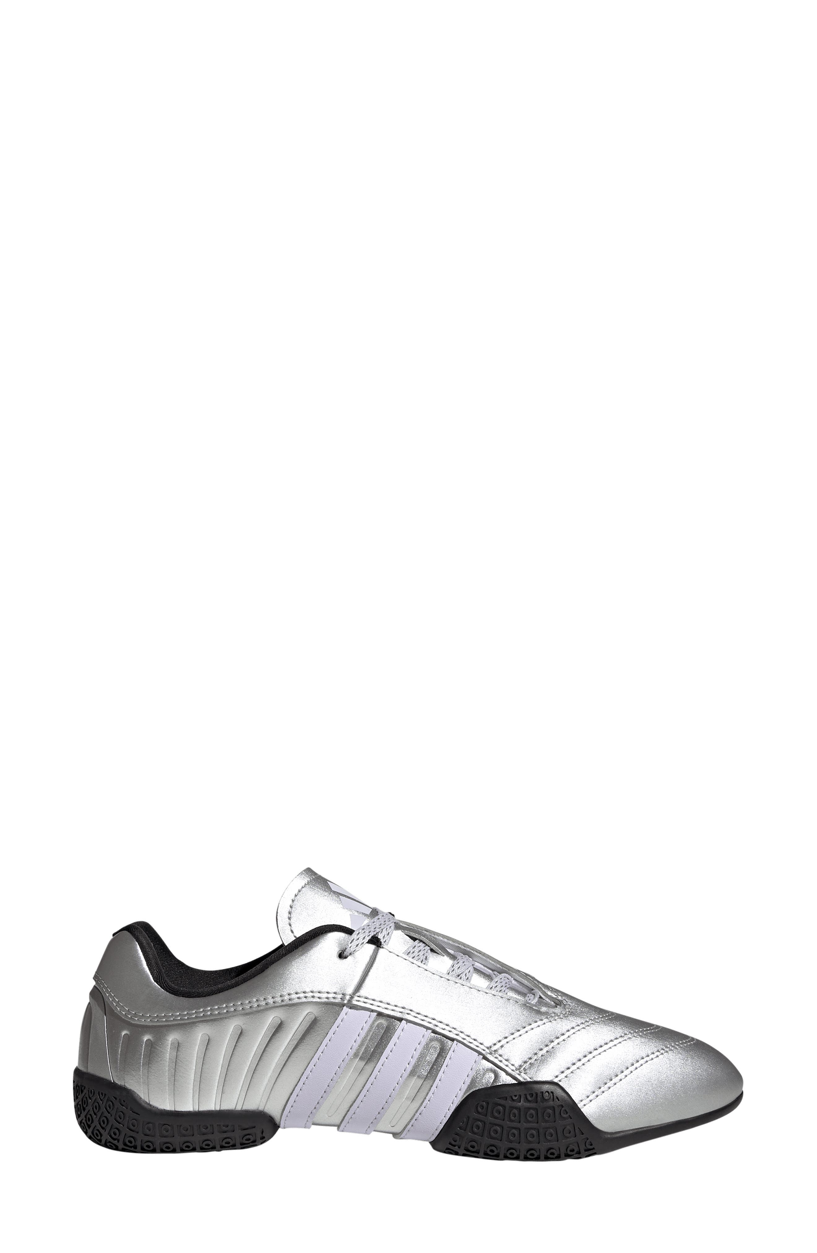 Taekwondo Mei Elite Sneaker, Alternate, color, SILVER/ PURPLE/ BLACK