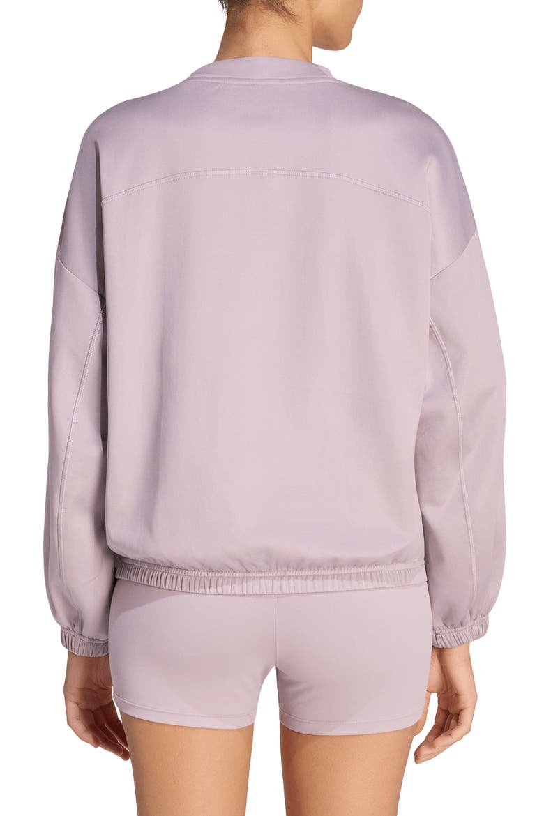 Motion Yoga Essentials Cover-Up Sweatshirt, Alternate, color, PRELOVED FIG
