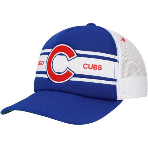 Men
s   Royal Chicago Cubs Sideline Trucker Adjustable Hat