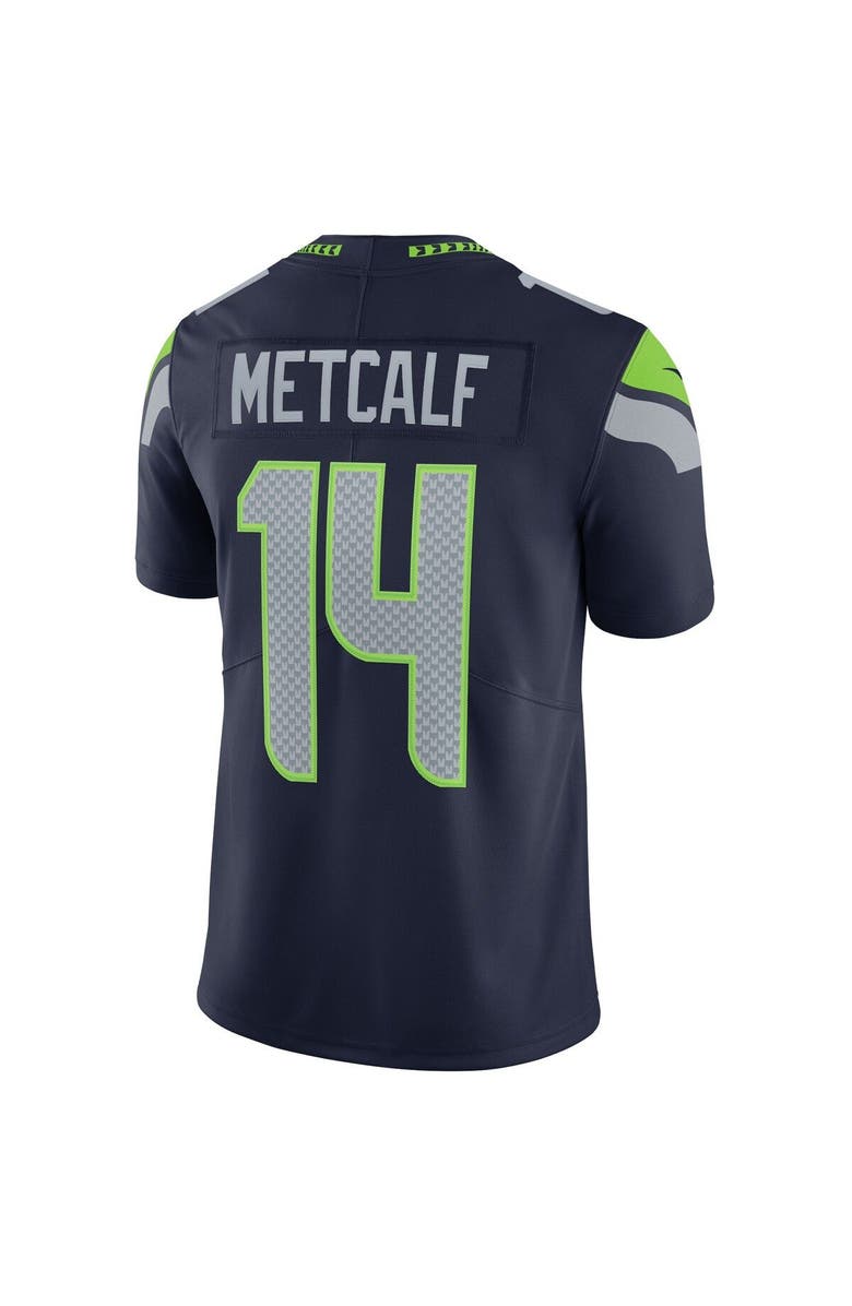 Nike Men's Nike DK Metcalf College Navy Seattle Seahawks Vapor Limited Jersey, Alternate, color, 