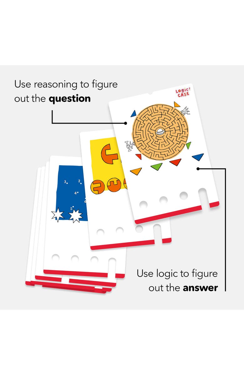 HABA Logic! CASE Starter Set - Brain Teaser Puzzles and Car Games, A Handheld Game to Develop Critical Thinking for Kids Ages 7+, Alternate, color, Multi