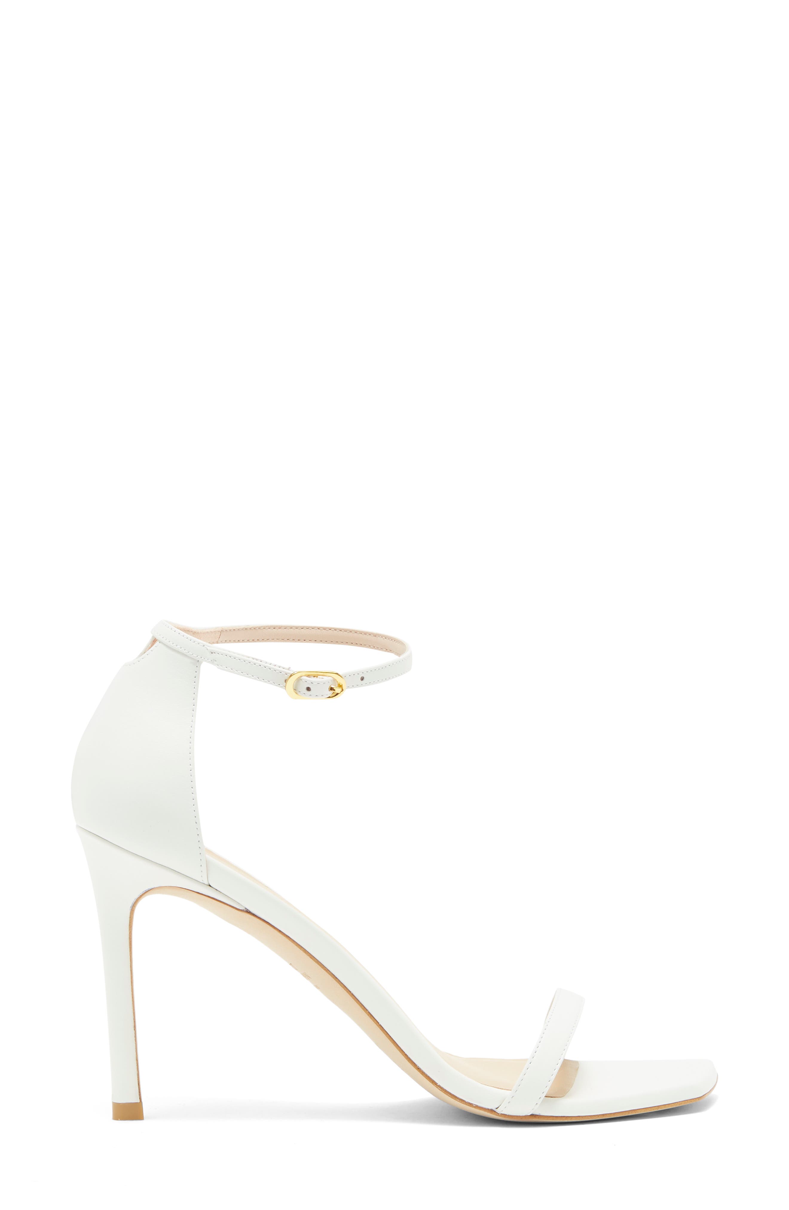 Amelina Heeled Sandal, Alternate, color, WHITE