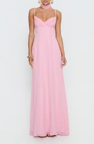Princess Polly Jadira Scarf Tie Back Sleeveless Gown