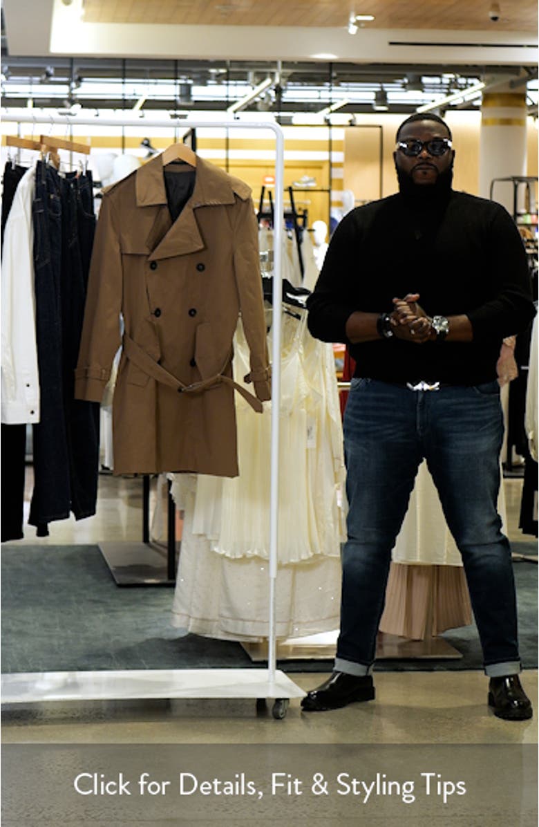 Belted Water Repellent Trench Coat, sales video thumbnail