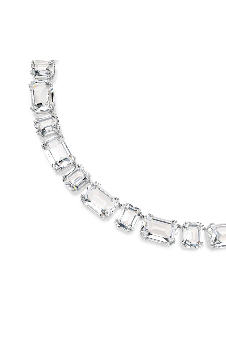 Swarovski Millennia Octagon Crystal Tennis Necklace, Alternate, color, White
