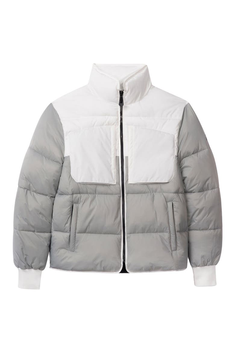 Atlas Hooded Puffer Jacket, Alternate, color, OFF WHITE/ ULTIMATE