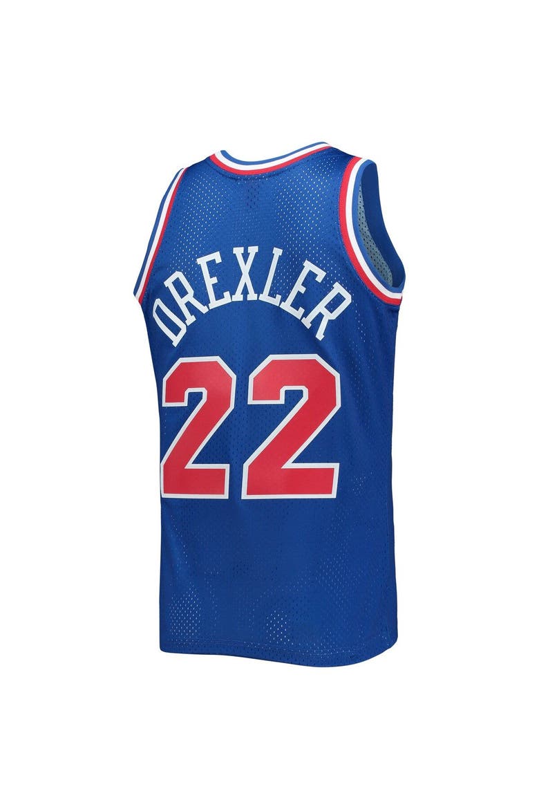 Men's Mitchell & Ness Clyde Drexler Royal Western Conference Hardwood Classics 1992 NBA All-Star Game Swingman Jersey, Alternate, color, Royal