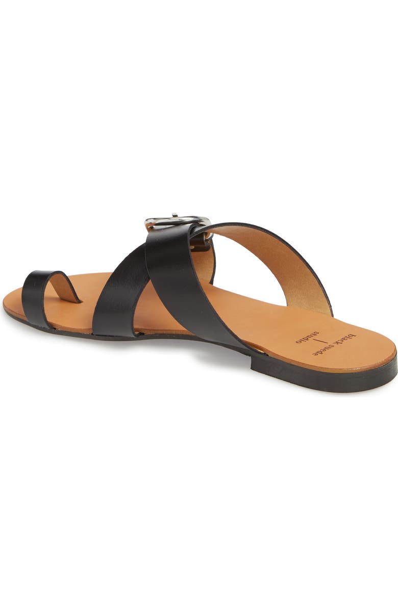 BLACK SUEDE STUDIO Elyse Slide Sandal, Alternate, color,