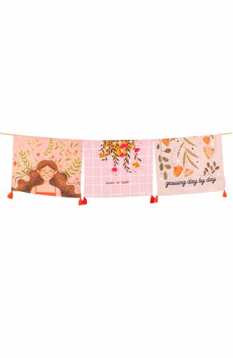 Blush Bloom Set of 3 Cotton Kitchen Towels