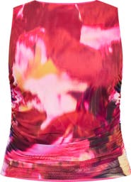 City Chic Livia Print Sleeveless Top