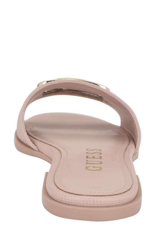 Guess Adrinna 2 Slide Sandal In Light Pink