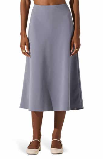 Flared Midi Skirt