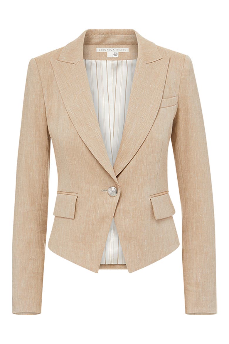 Hosanna Dickey Blazer, Alternate, color, KHAKI MELANGE