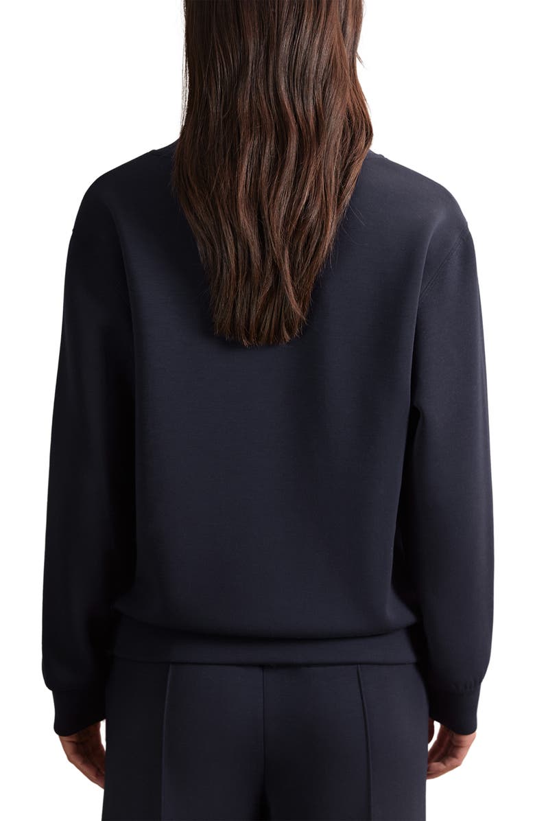 Reiss Annabel Shawl Collar Sweatshirt, Alternate, color, Navy