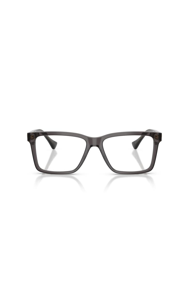Versace 58mm Rectangle optical glasses, Alternate, color, Grey