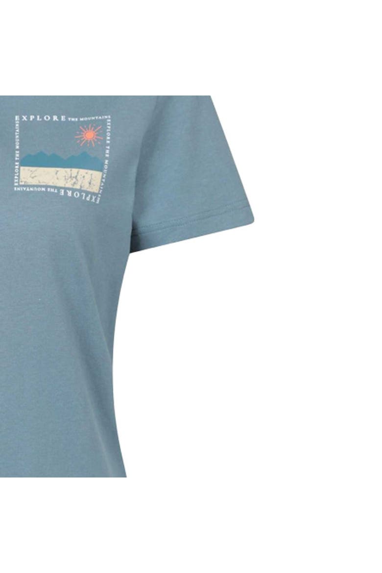 Explore The Mountains Printed T-Shirt, Alternate, color, Blue