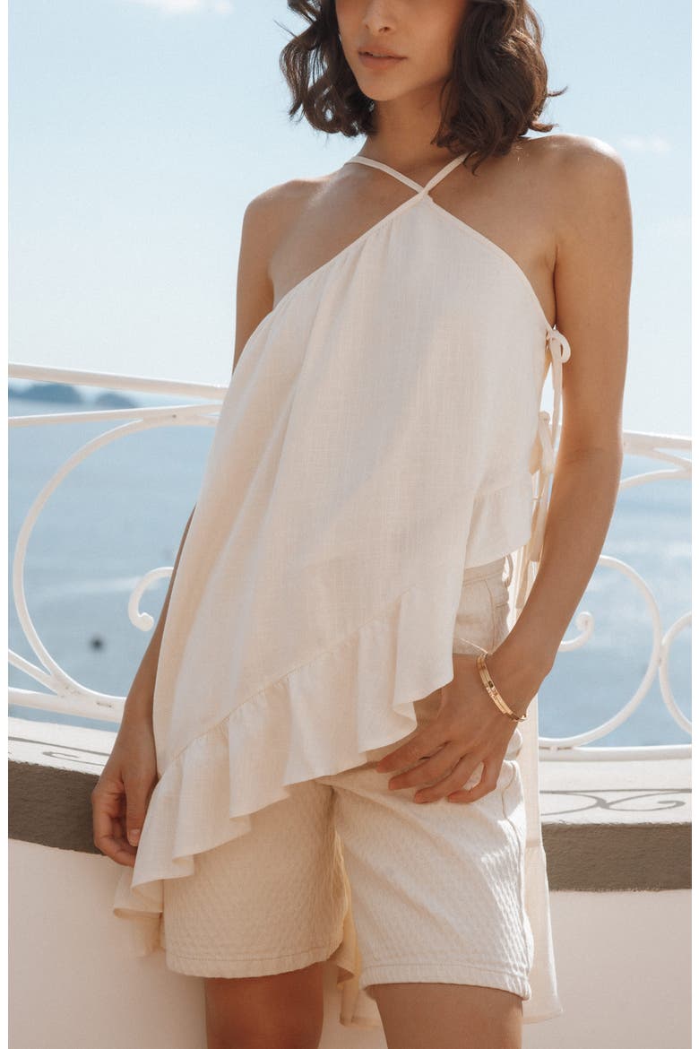 Cascade Asymmetric Top, Alternate, color, CREAM