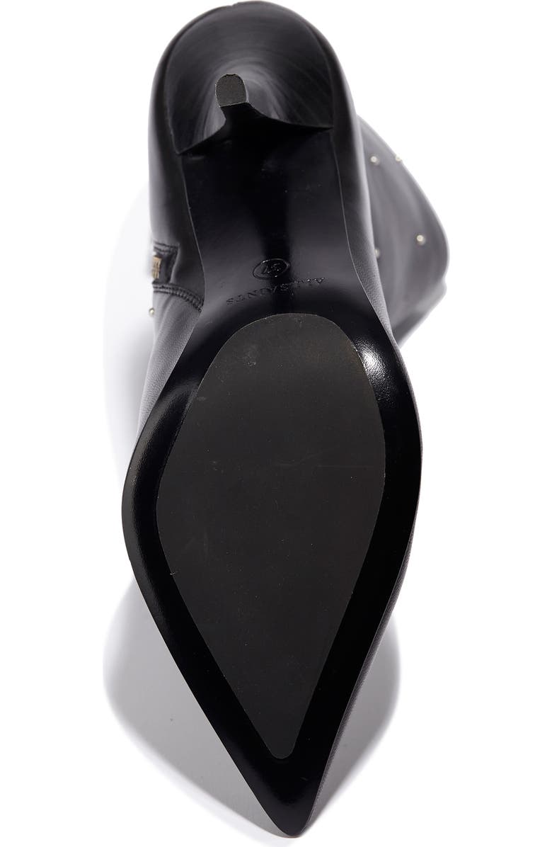 AllSaints Jenna Studded Bootie, Alternate, color,