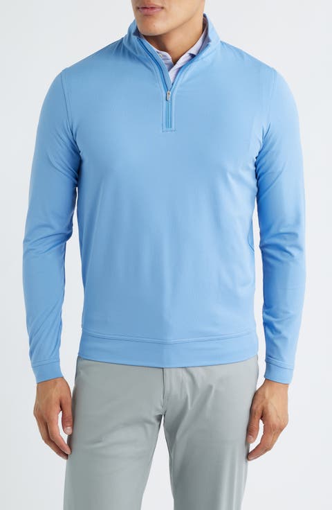 Perth Cross-Hatch Performance Quarter-Zip Pullover
