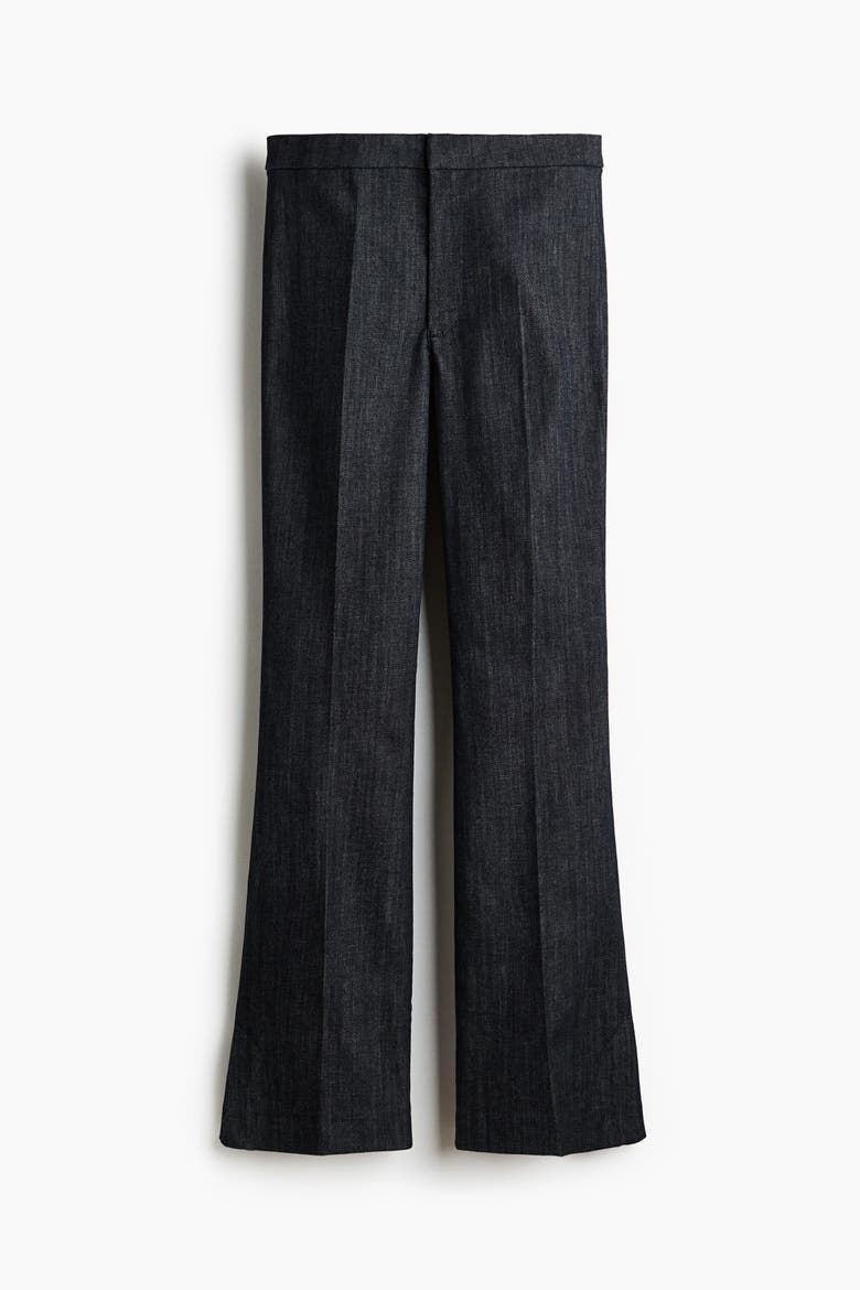 High Flared Jeans, Alternate, color, Dark denim blue