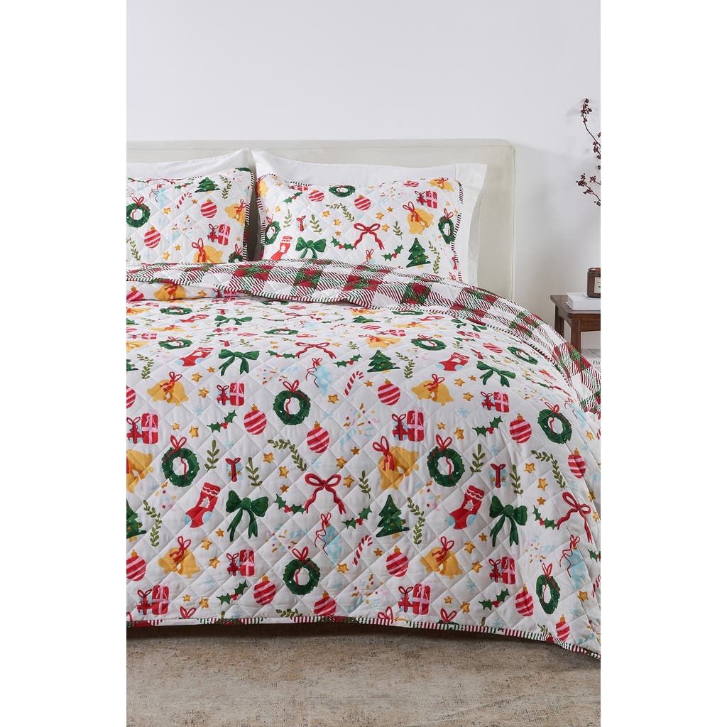 Woven & Weft Holiday 3-piece Quilt Set In Multi