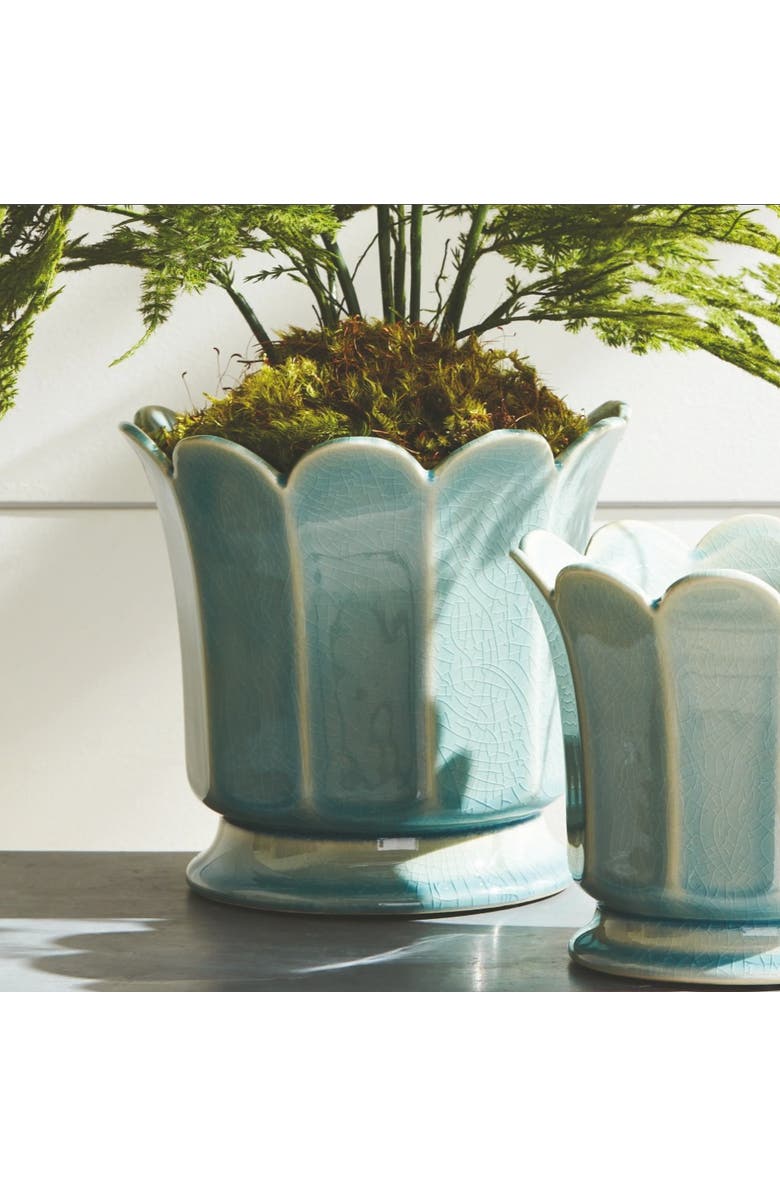 Napa Home & Garden Plumosa Fern Artificial Plant Drop-In, Alternate, color, Green