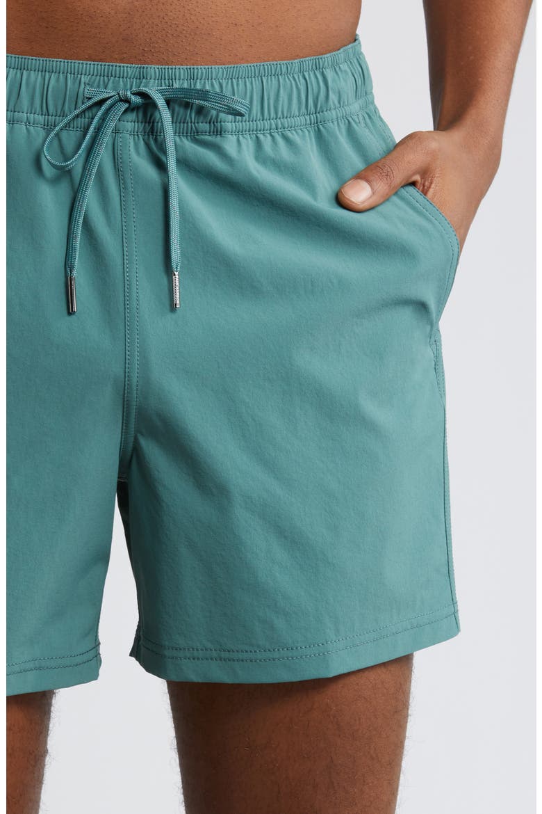 The Bungalow Water Repellent Swim Trunks, Alternate, color, SEAPINE