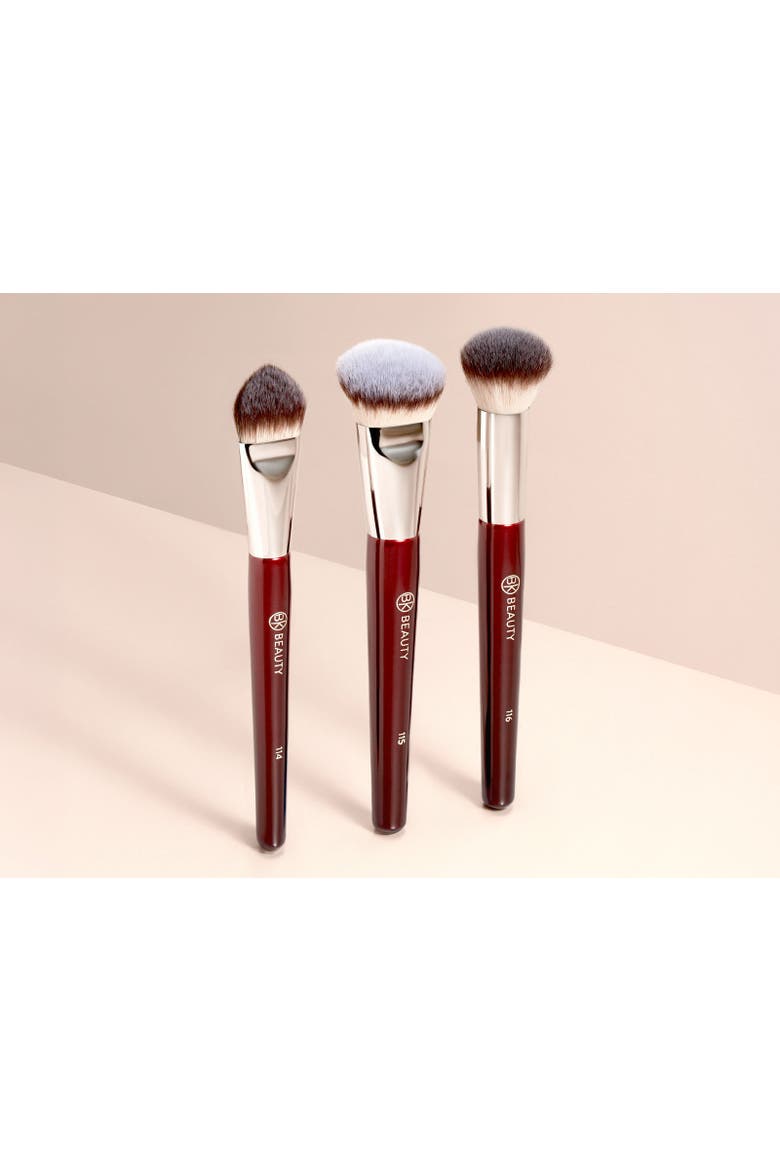 Core Complexion Trio Brush Set, Main, color, Burgundy